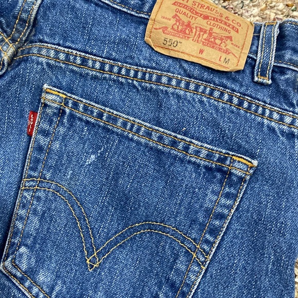 Levi's 550 Classic Relaxed Blue Jeans 2003 Vintage - Picture 7 of 11